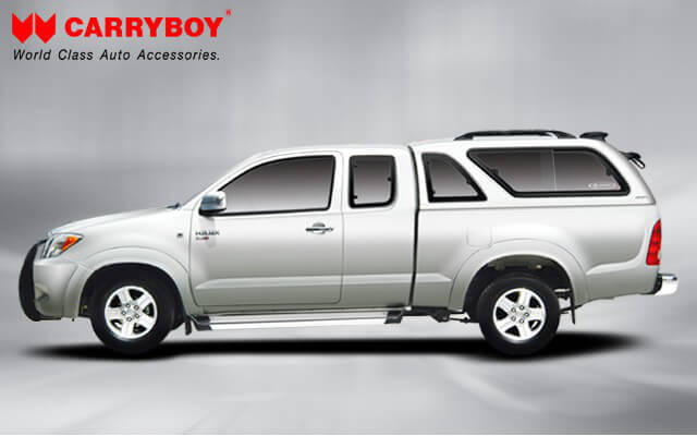 Carryboy Hardtop Modell 560-TRC Hardtop mit Schiebefenster Toyota Hilux Revo Extrakabine 2016+_2021+ Invincible Qualität und Design